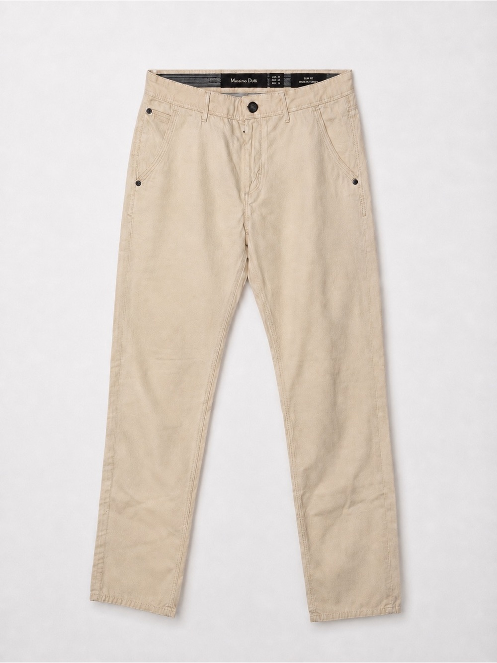 Massimo Dutti Men's Light Beige Chinos (USA 31 /Eur 40)